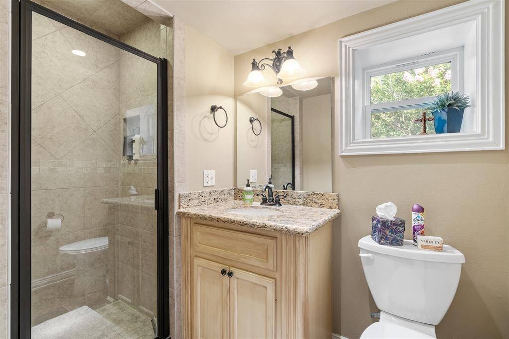 This bath completes the suite upstairs!