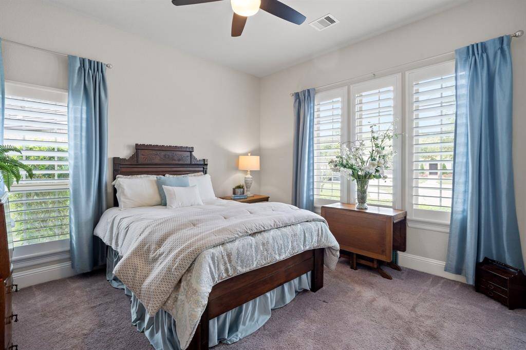 Secondary bedroom in the front of the home
