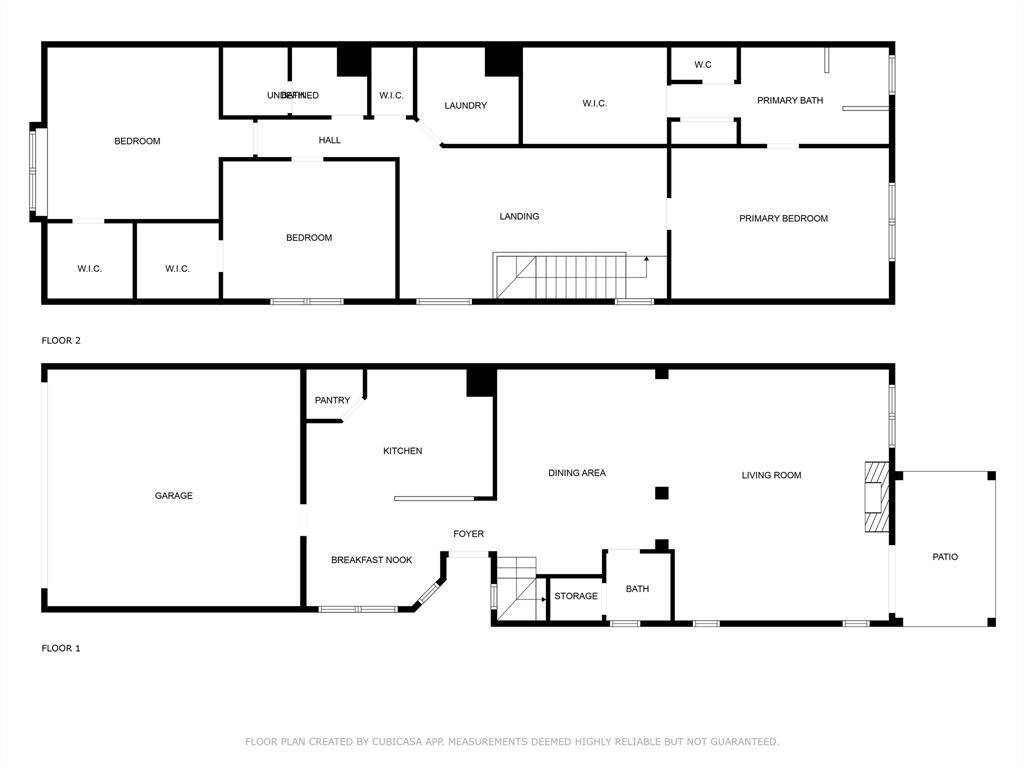 2D Floor Plan of home.