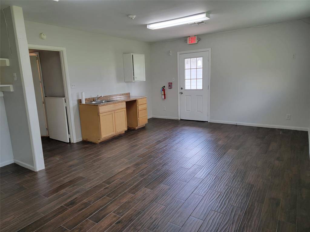 Room in back of building