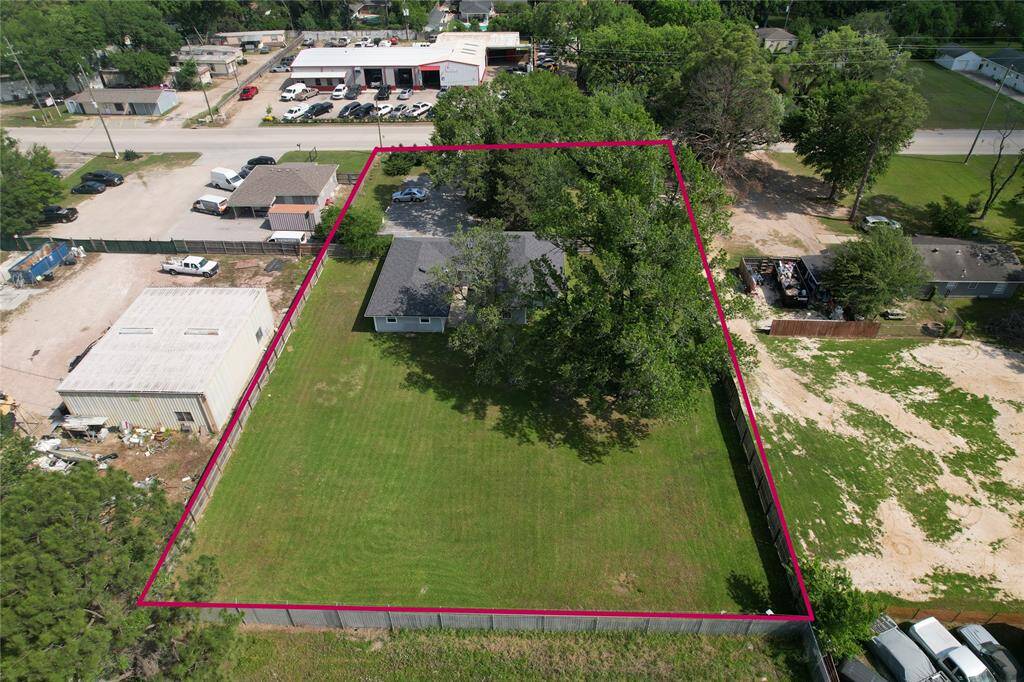 Aerial from back of property