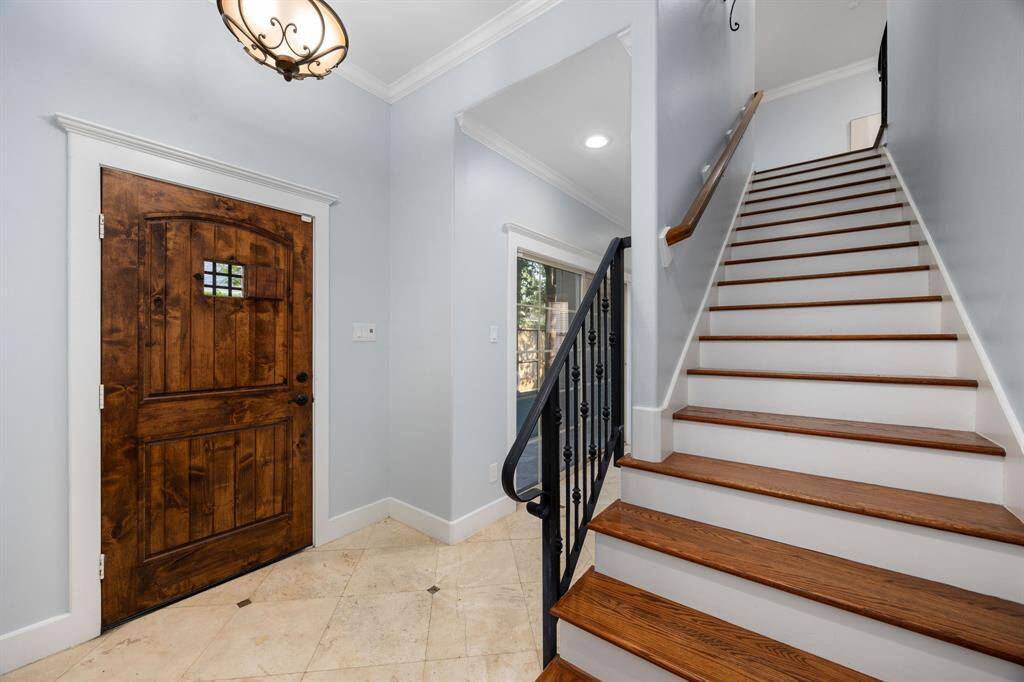 You will find gorgeous modern design details throughout the home.