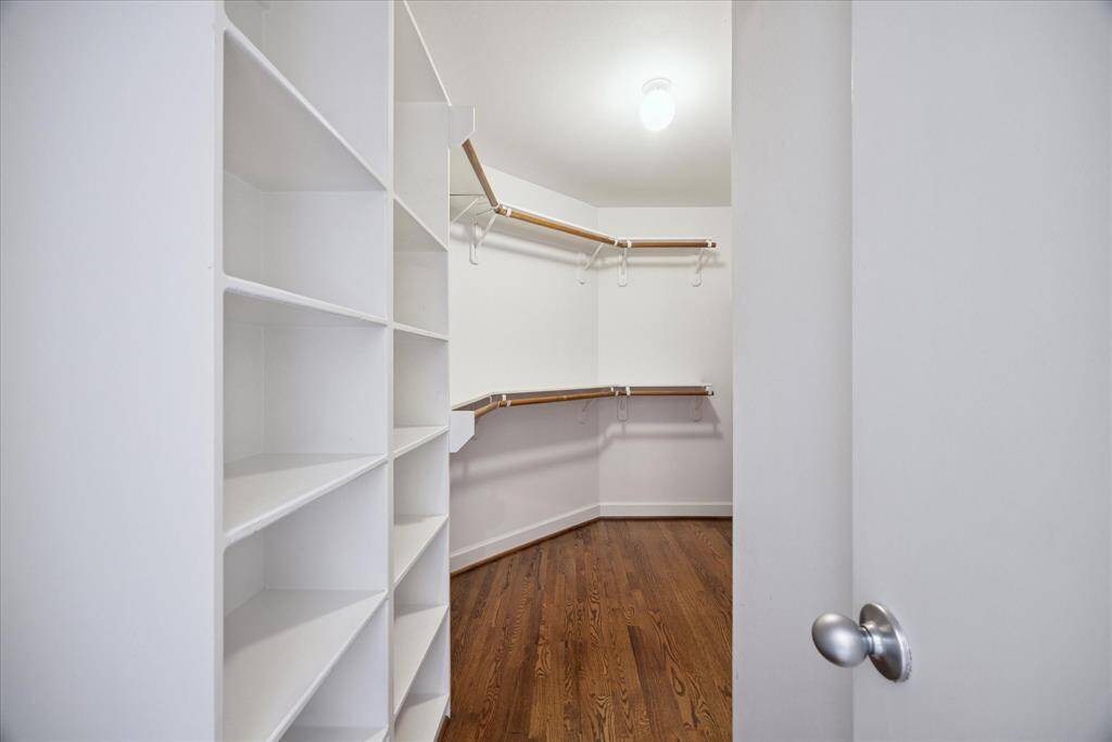 Large primary closet