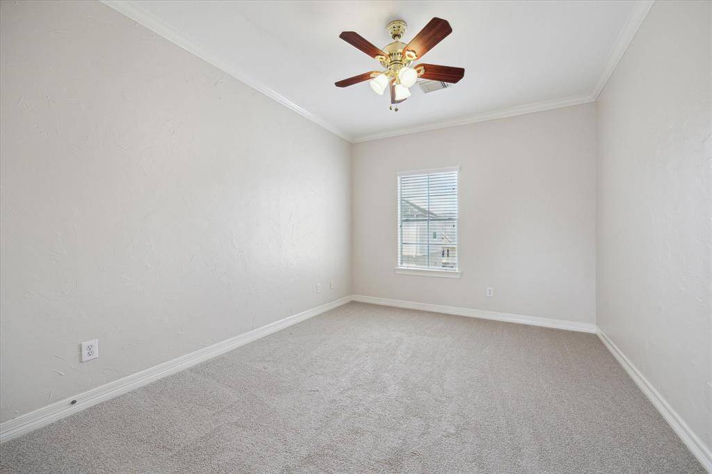 Third bedroom upstairs is great for a nursery, home office, or work out room.
