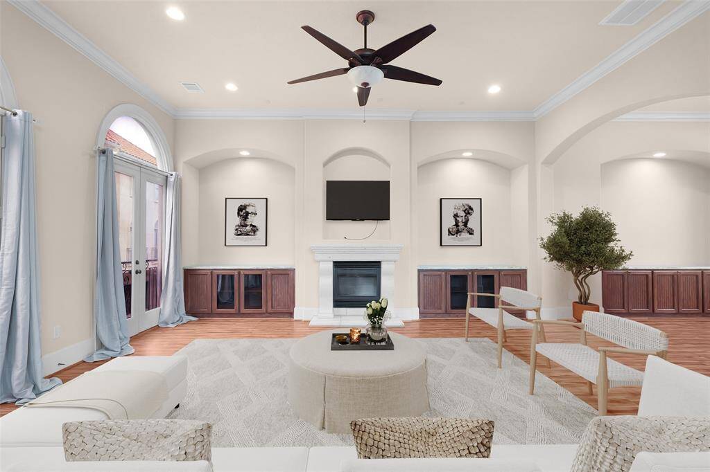 Photo is virtually stage with furniture