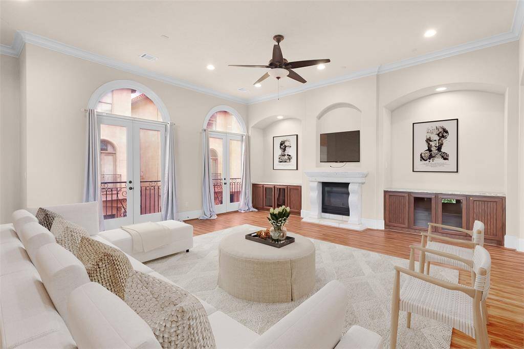 Photo is virtually stage with furniture