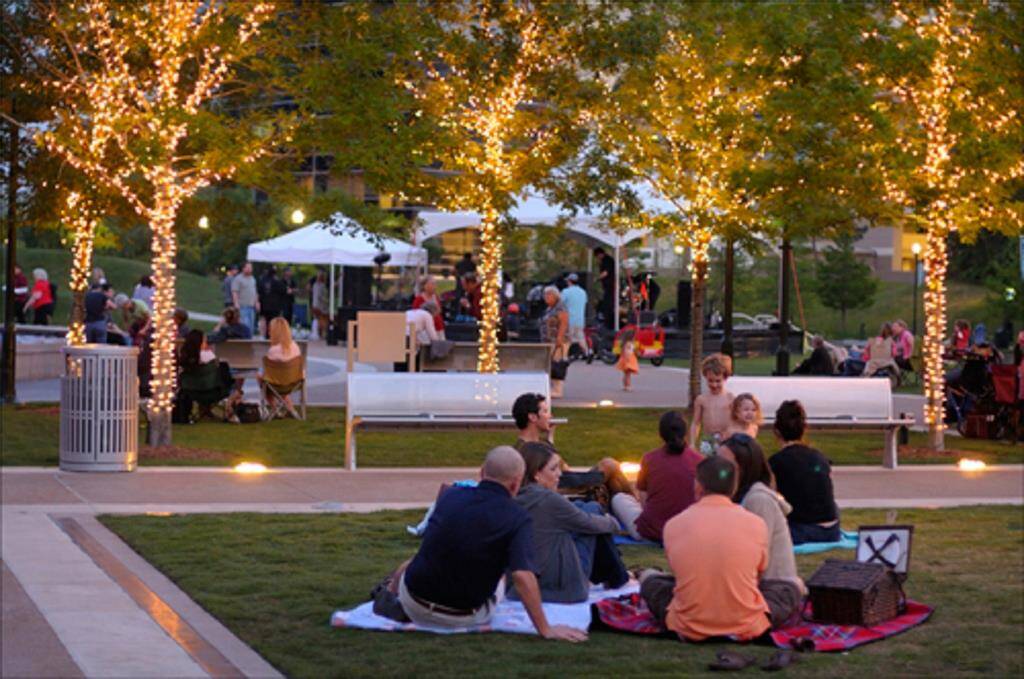 Music in the park just minutes from home.