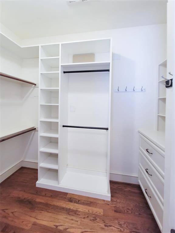 Big Master closet with built in storage