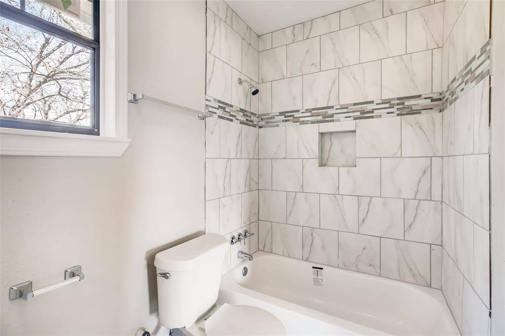 Updated master bathroom.
