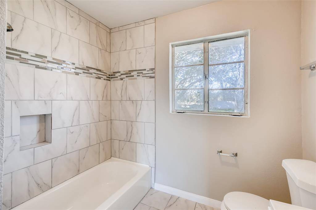 New tub and enclosure along with all new fixtures.