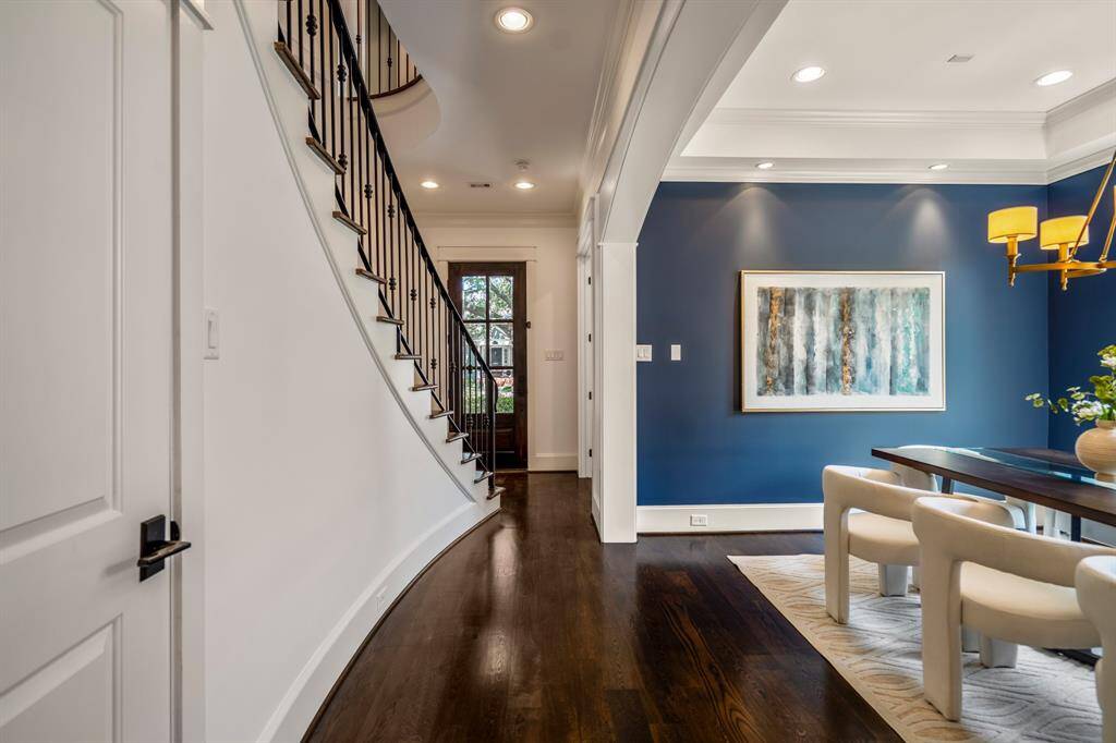 From this angle, the home’s floorplan reveals its thoughtful design - open yet distinct, inviting yet elevated, perfect for growing families and those who love to host.