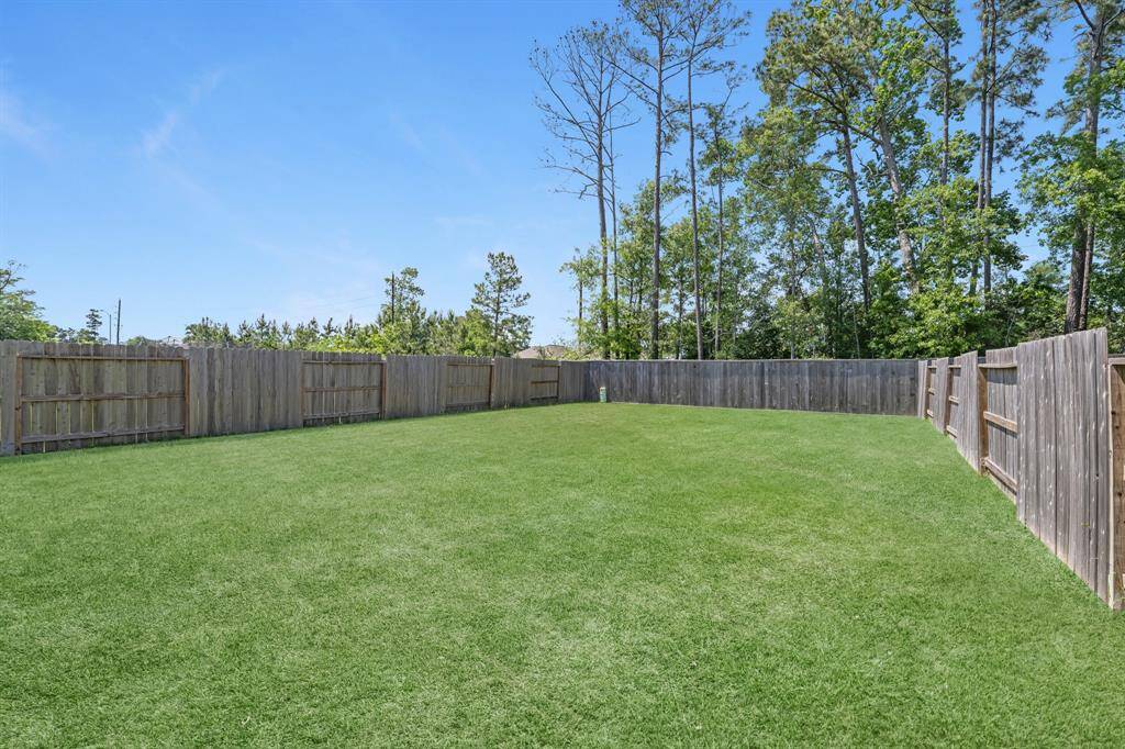 Big Back yard. Enough room for swimming Pool, Playground set or kids play soccer. No back neighbors.