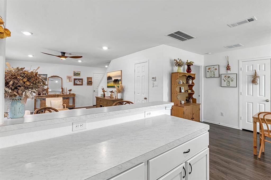 Lots of Counter top Space.