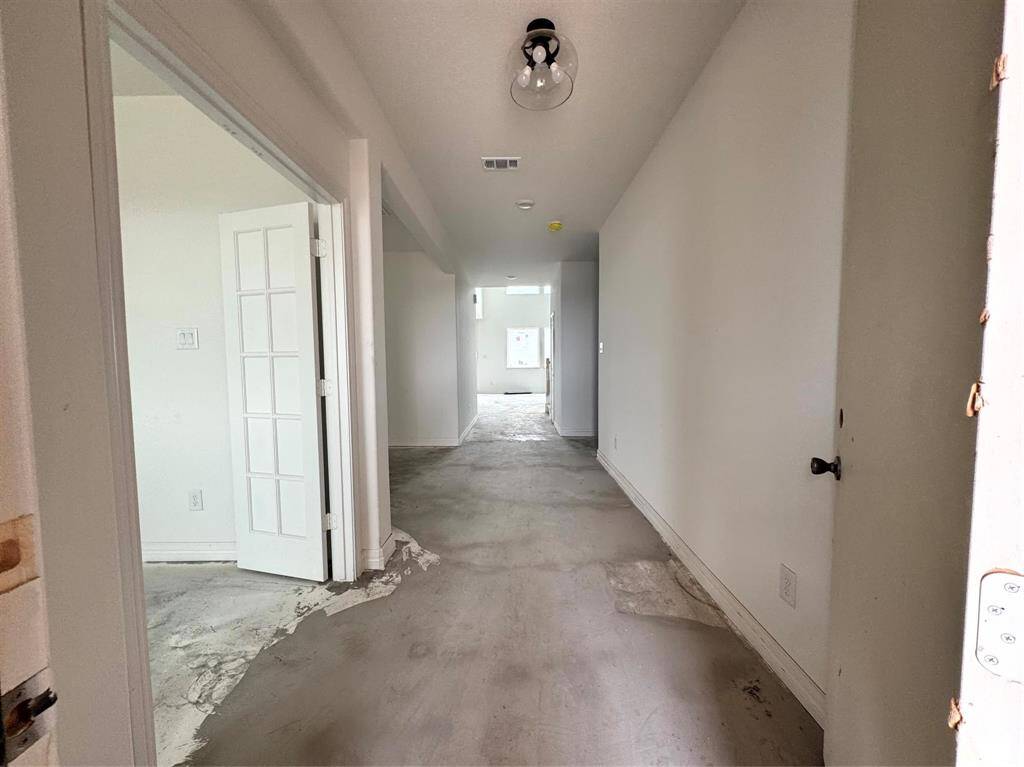 Actual progress of your home.