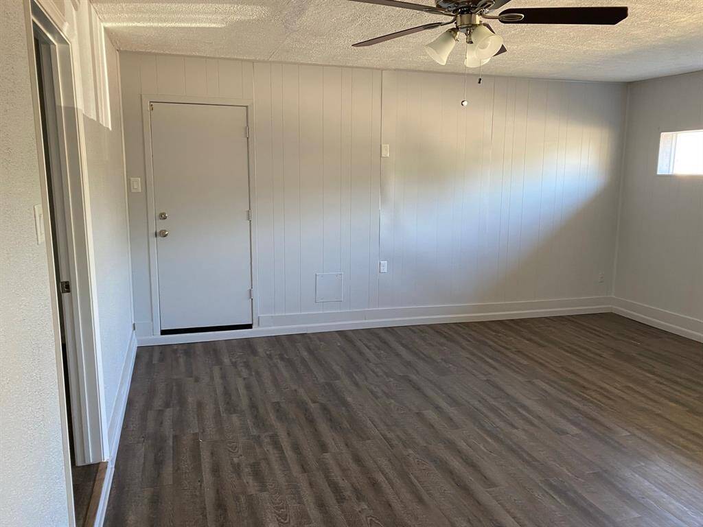 Garage converted to bedroom