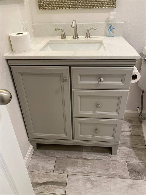 Vanity for extra storage