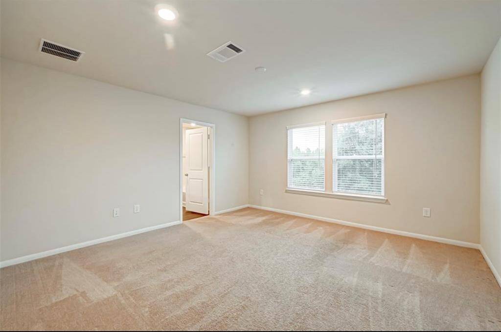 Primary bedroom on second floor