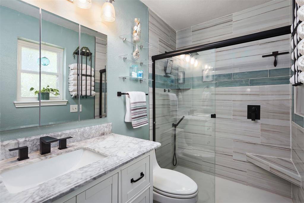 Updated primary bath.