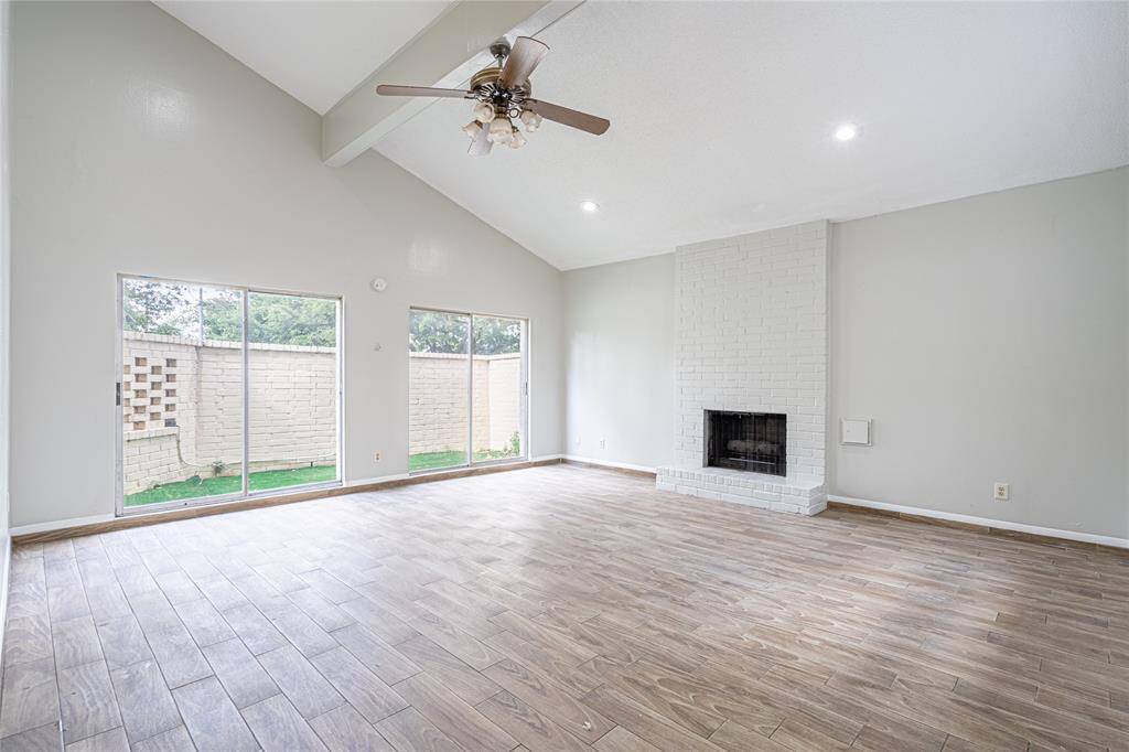 This family area is roomy enough for a big sectional and great for movie nights or hosting friends. Sliding glass doors open to a private front patio, perfect for morning coffee or winding down in the evening.