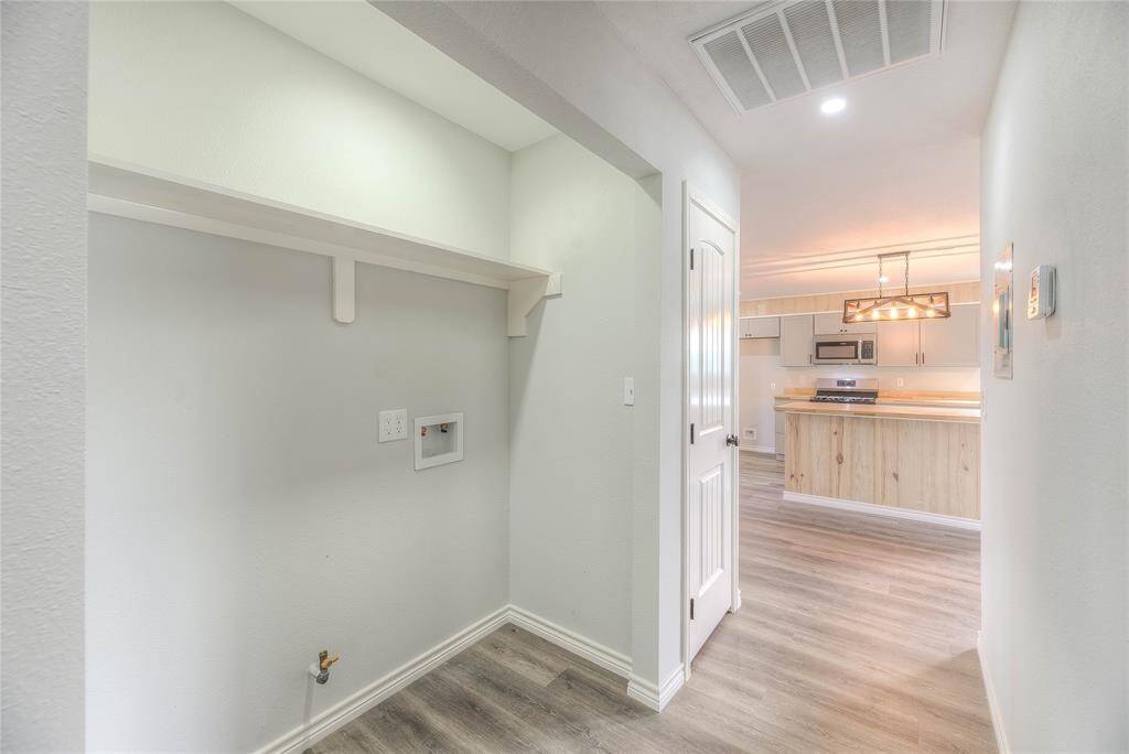 Utility room inside home