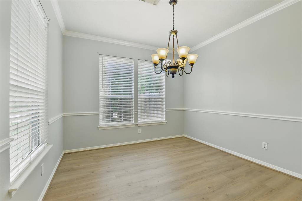 Back at the front, we will take a quick look at the formal dining room.