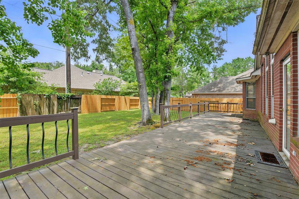 Heading outside you're sure to fall in love with the finished deck.