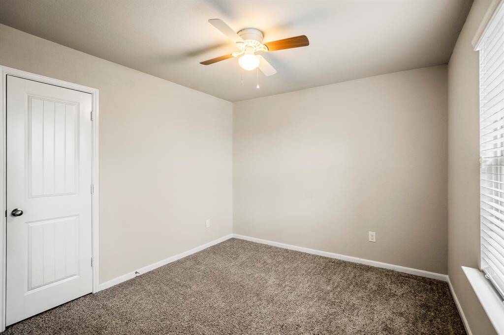 This is the fourth bedroom upstairs with a nice size closet.