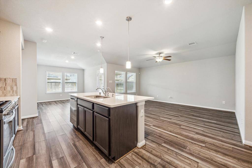 Kitchen island with sink