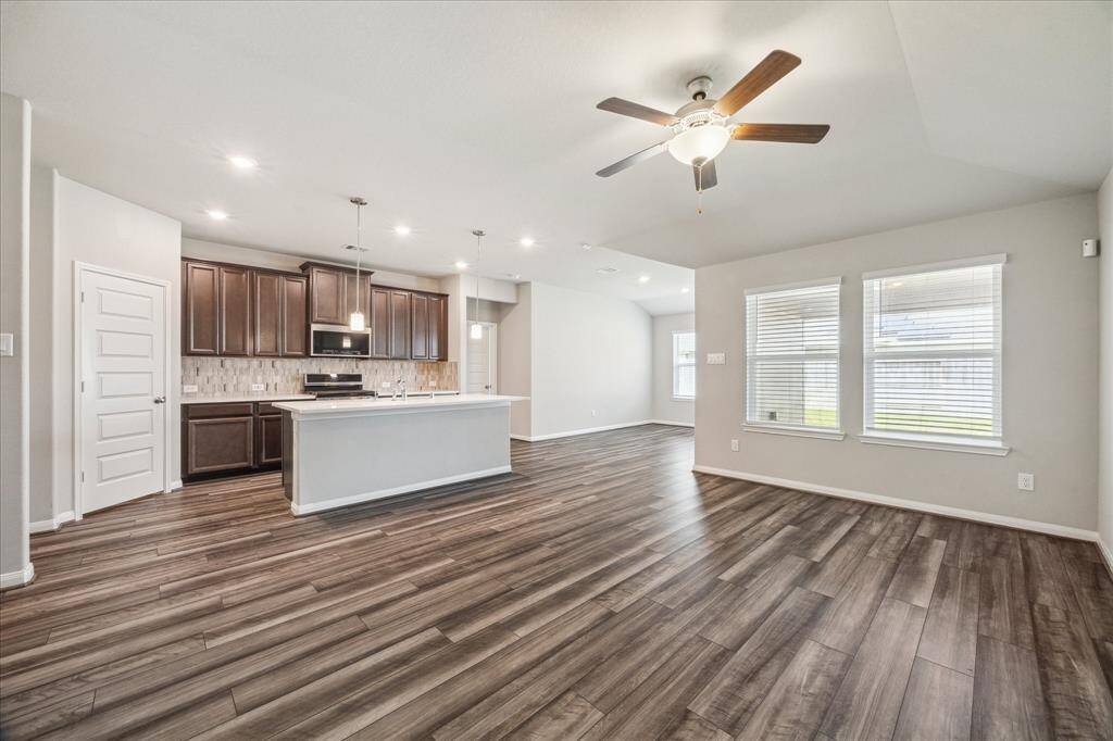 Kitchen viewed from family room