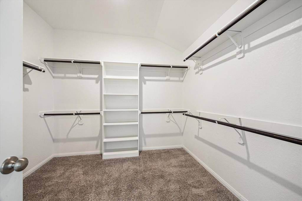 Primary closet is huge!