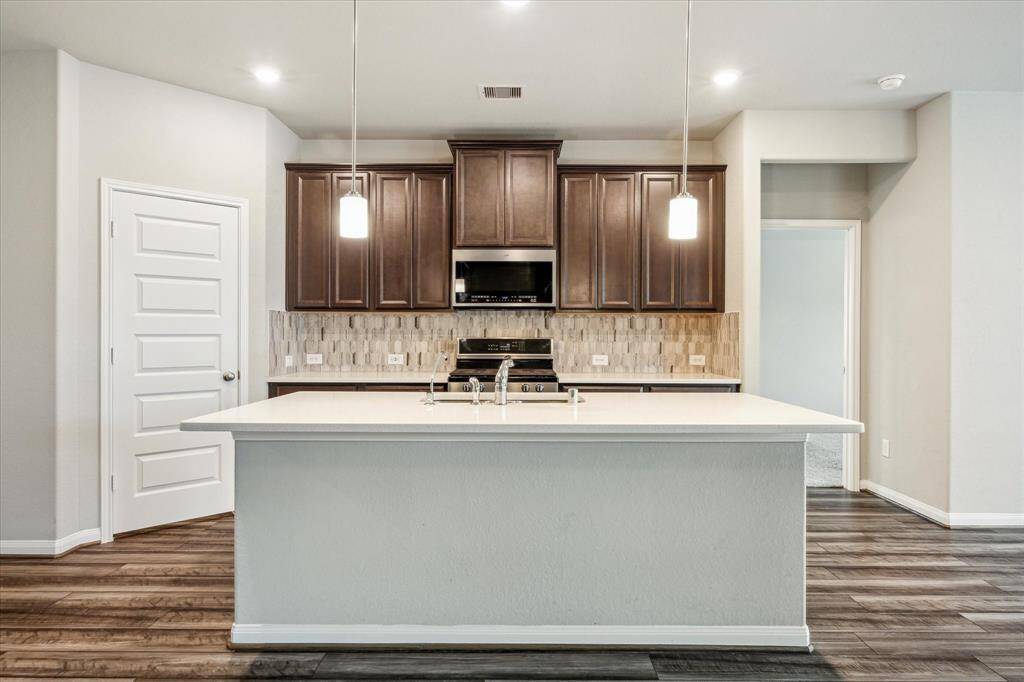 Large kitchen island