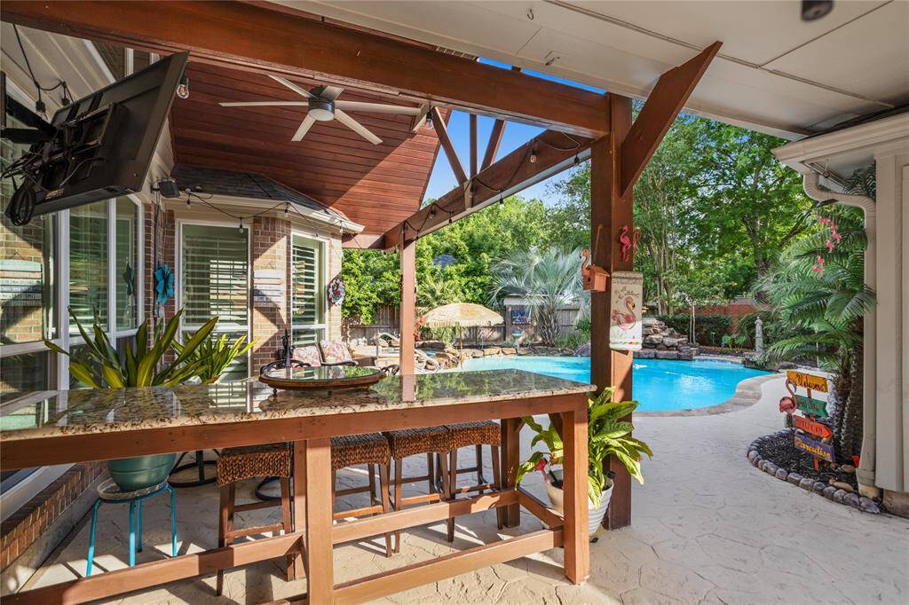 Outside countertop