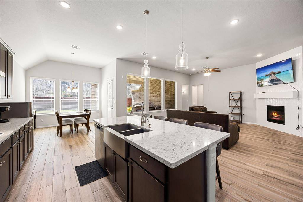 Stunning home featuring a seamless open floor plan.