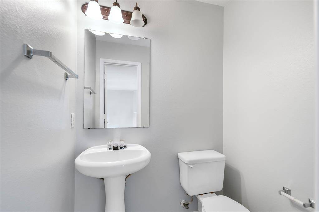 Downstairs half bath