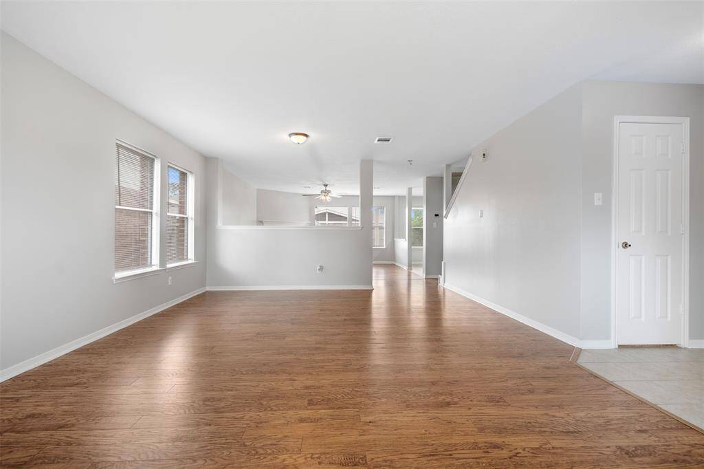Spacious open floor