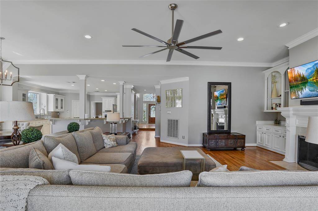View of living room.
