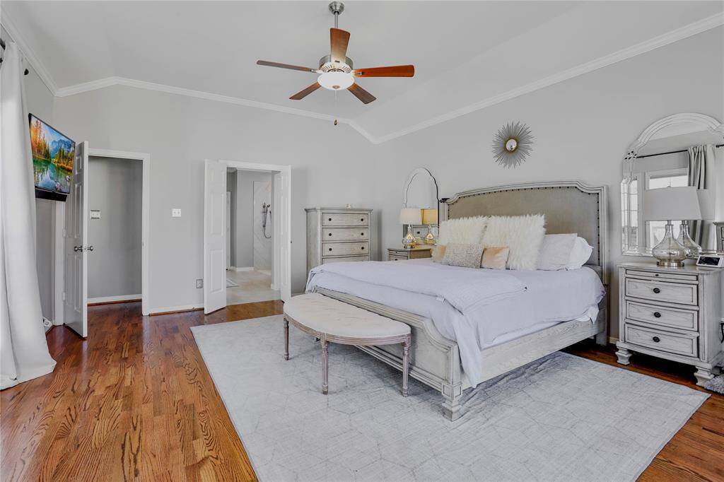 View of primary bedroom.