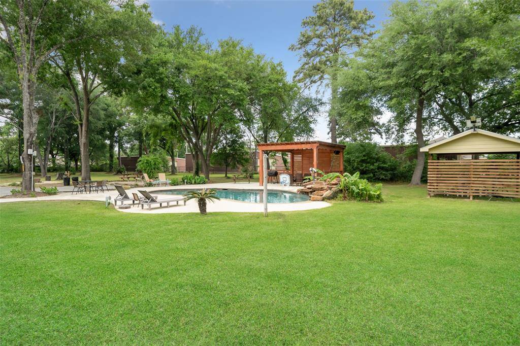 Another view of the side yard.