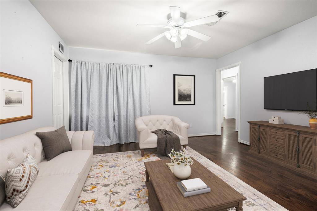 Family room has been virtually staged.