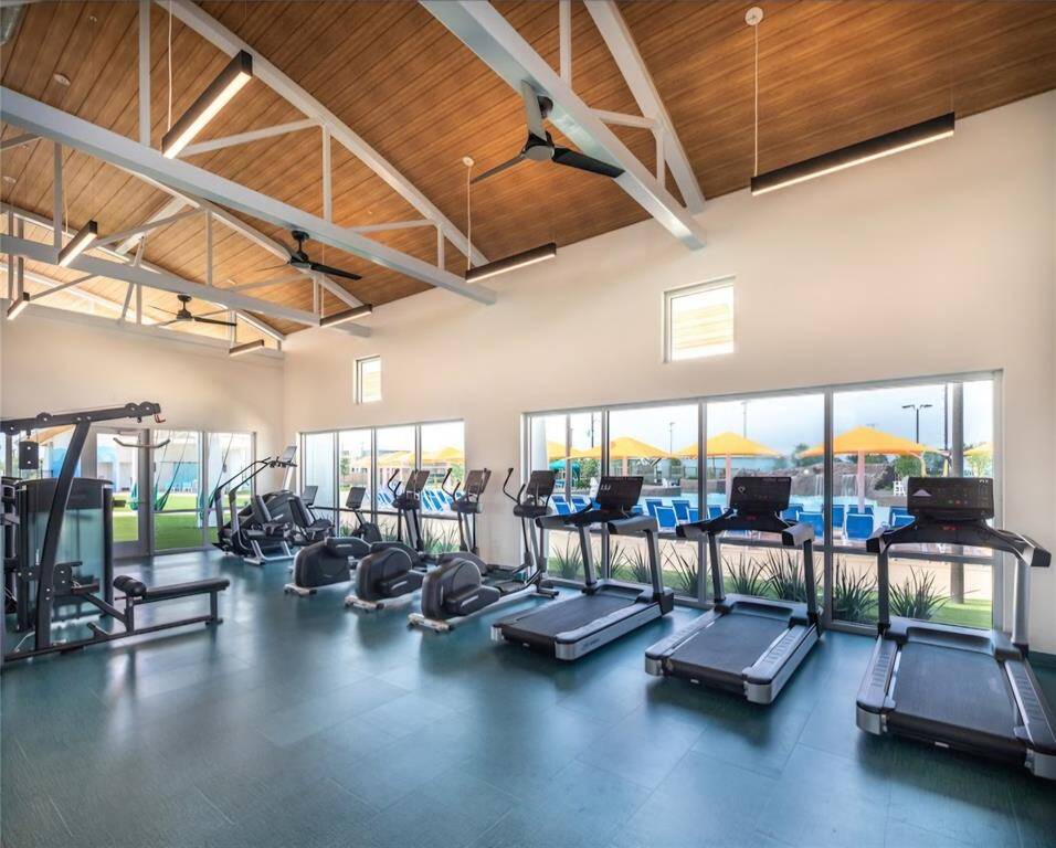 There are 2  Big community Gyms