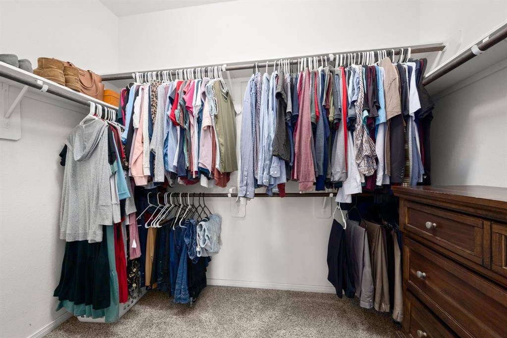Roomy Walk-in Primary Closet