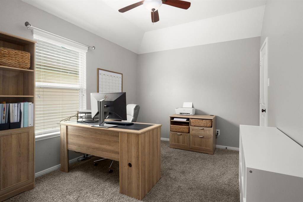 Secondary Bedroom being used as an Office