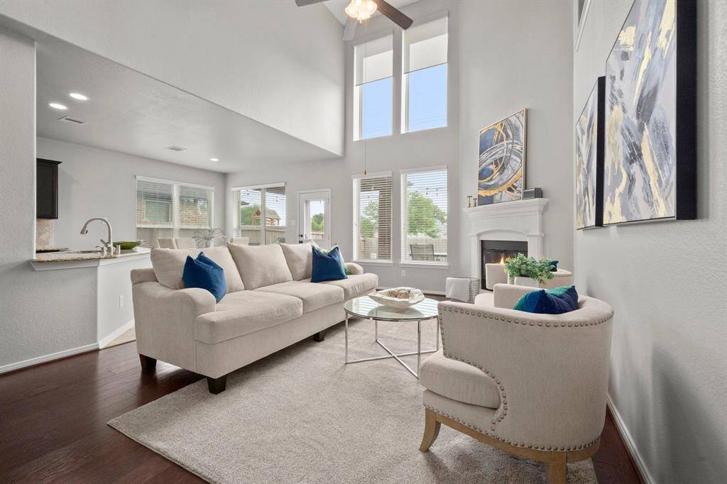 Open Family Room with tons of natural light