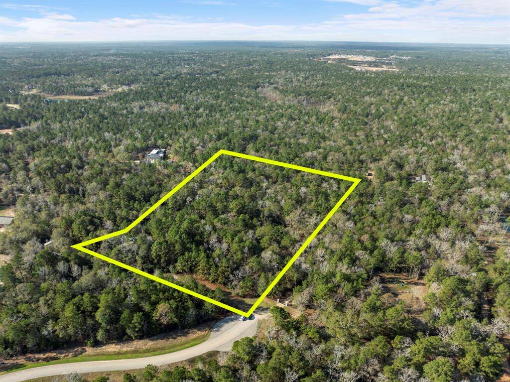 Perfectly placed on the end of the cul-de-sac. Entry to the left. Surrounded by stately pines and rolling hills. No development surrounding providing a private and serene setting to build your dream home. LOW TAX RATE, NO MUD DISTRICT