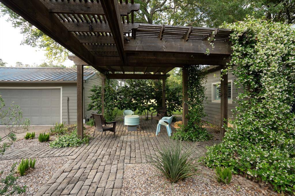 Beautiful arbor with fragrant jasmine.