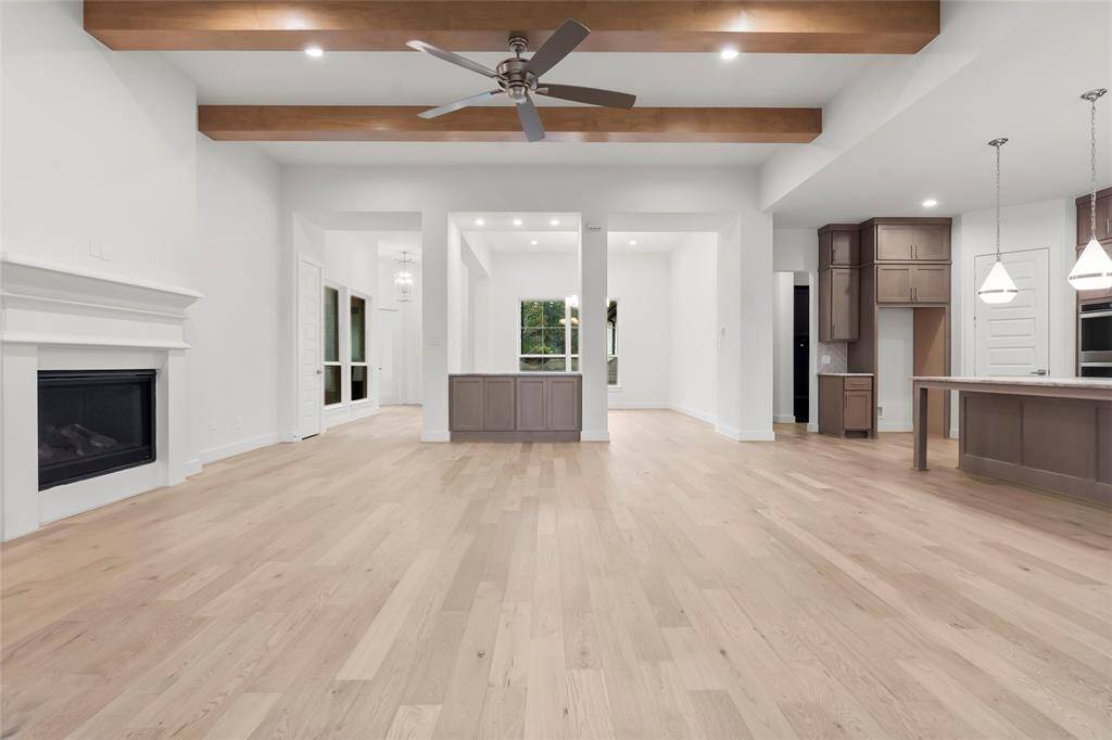 Engineered Hardwood Flooring Flows Through the Main Living Areas