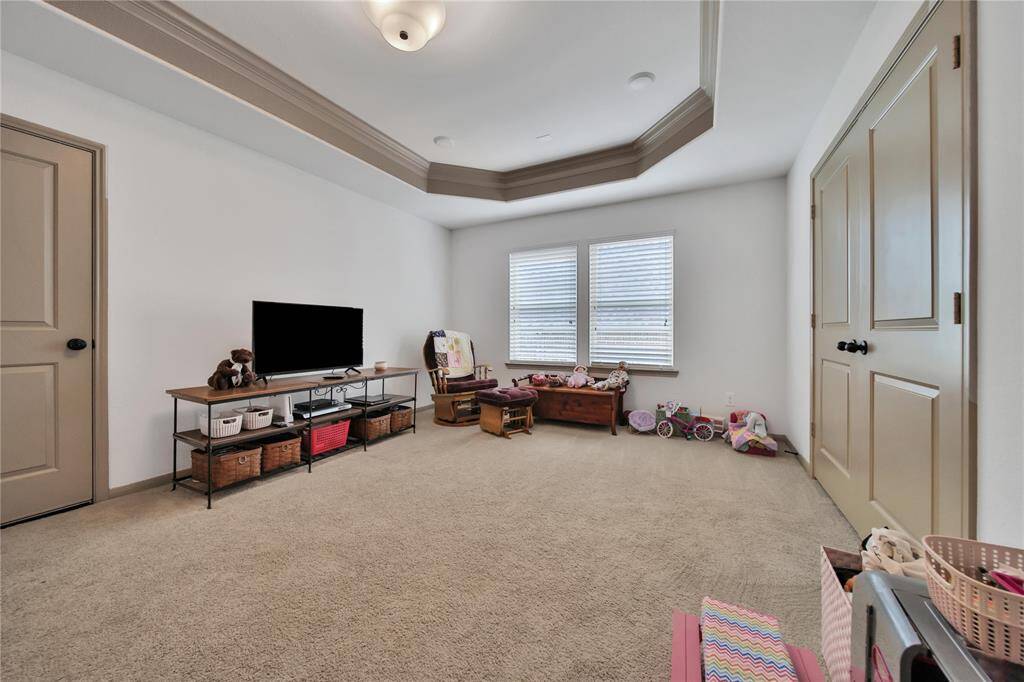 Upstairs game room