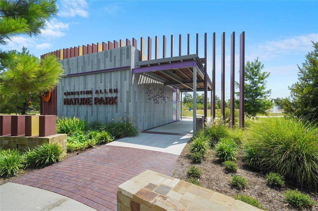 Nature park and walking trails.