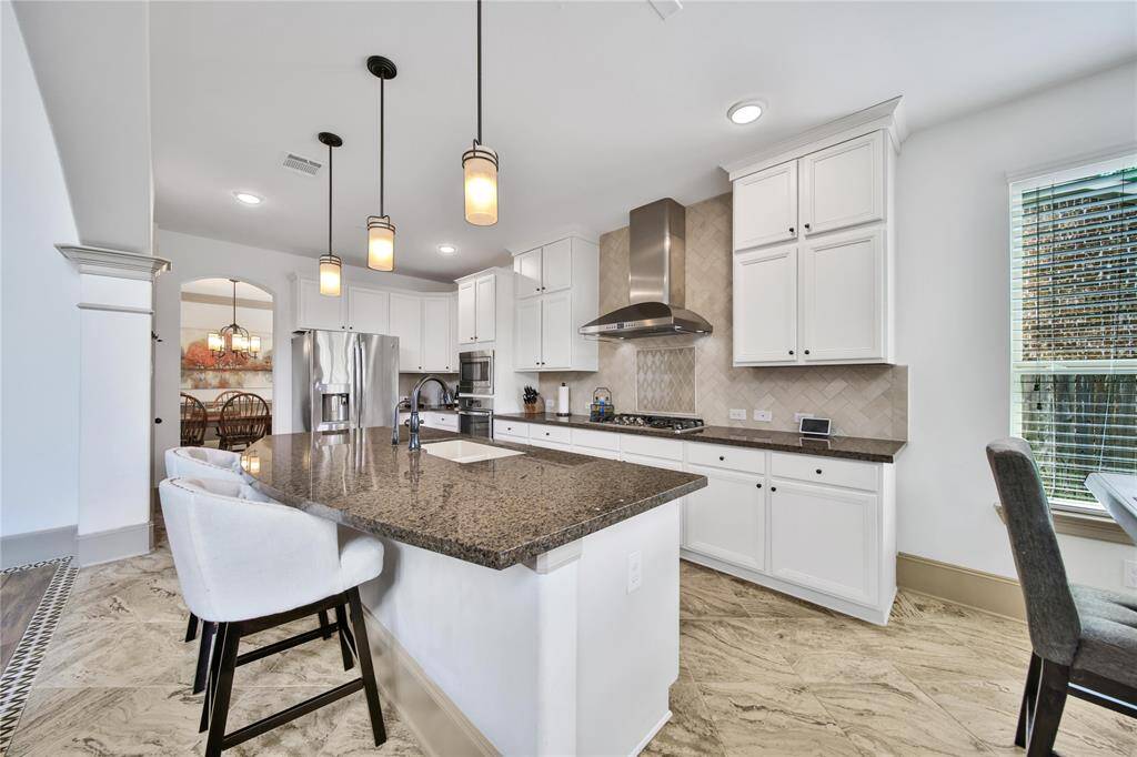 Open concept kitchen