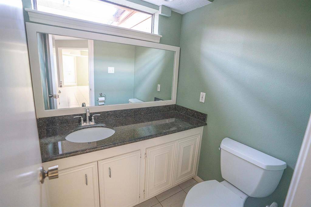 Downstairs half bath